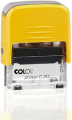 Текстовый штамп Colop Printer C20 пластик корп.:ассорти автоматический КОПИЯ ВЕРНА ПОДПИСЬ 1стр. оттис.:синий шир.:38мм выс.:14мм