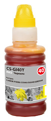 Чернила Cactus CS-GI40Y GI-40 желтый 70мл для Canon Pixma G5040/G6040/GM2040