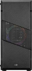 Корпус Aerocool Menace Saturn FRGB-G-BK-v1 черный без БП ATX 7x120mm 2x140mm 2xUSB3.0 audio bott PSU
