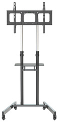 Стойка для телевизора Cactus CS-ST04H черный 37"-70" макс.45кг напольный мобильный