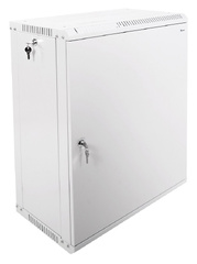 Шкаф коммутационный ЦМО ШРН-Эконом (ШРН-Э-15.350.1) настенный 15U 600x350мм пер.дв.металл 85кг серый 300мм 18.09кг 180град. 742мм сталь