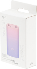 Мобильный аккумулятор ZMI PowerBank QB818 10000mAh QC3.0/PD3.0 30W 3A USB-A/USB-C розовый/фиолетовый (QB818 COLOR)
