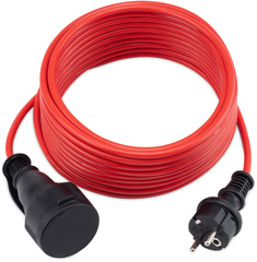 Удлинитель силовой Starwind ST-PS1.10/R 3x1.0кв.мм 1розет. 10м ПВС без катушки красный