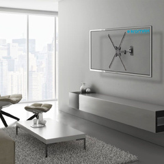 Кронштейн для телевизора Kromax CORBEL-6 черный 22"-65" макс.30кг настенный поворот и наклон