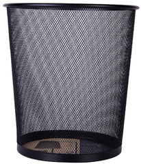 Корзина для бумаг Deli E9190 кругл. 12л. мет.сетка черный