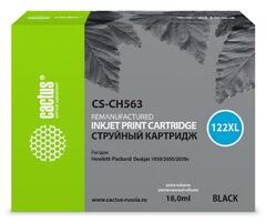 Картридж струйный Cactus CS-CH563 №122XL черный (18мл) для HP DJ 1050/2050/2050s
