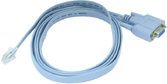 Кабель/ OSNOVO Консольный кабель 1 x Rj45, 1 x DB9 (female), 1,2м