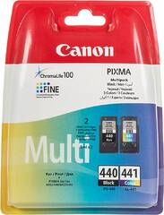 Картридж струйный Canon PG-440/CL-441 5219B005 черный/трехцветный двойная упак. (180стр.) для Canon MG2140/MG3140