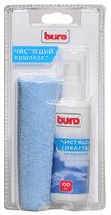 Чистящий набор (салфетки + гель) Buro BU-S/MF для экранов и оптики блистер 100мл