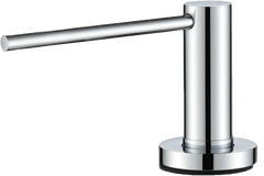 Дозатор RIVELATO, объем емкости для жидкого мыла 410 мл, отверстие для монтажа d-35 мм, цвет хром